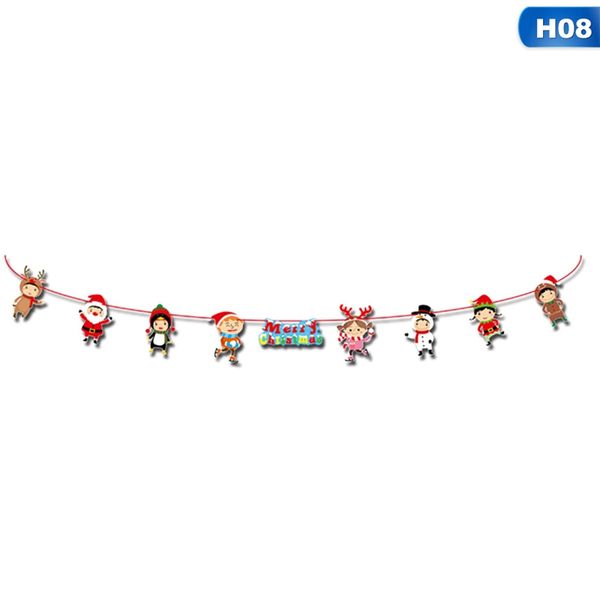 Compre Bandera De Navidad La Decoracion De La Bandera De Bricolaje