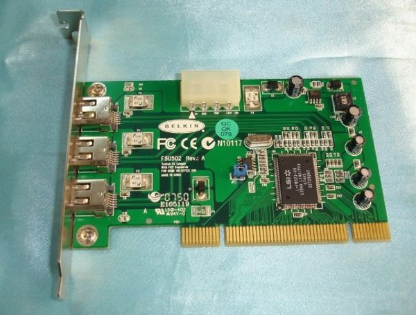 

100% tested work perfect for belkin f5u501 1394 3 agere