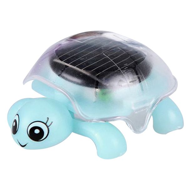 

new mini solar powered energy animal mode cute mini turtle tortoise gadget gift educational toy for kids 5 colors