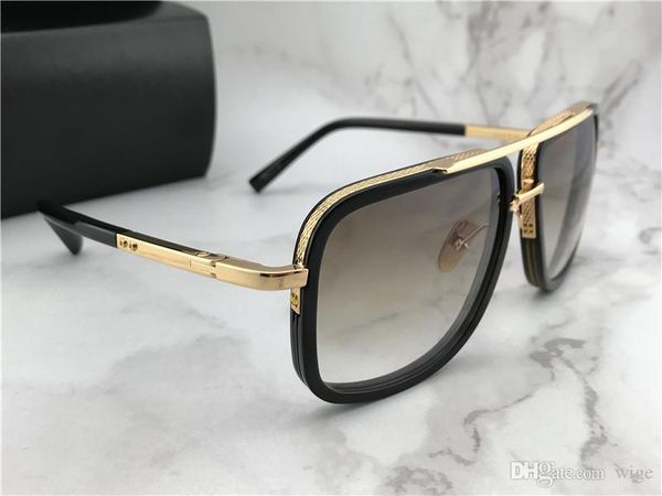 

vintage square pilot титана солнцезащитные очки gold / brown gradient gafas де золь мужские солнцезащитные очки очки оттенки мужские новые, White;black