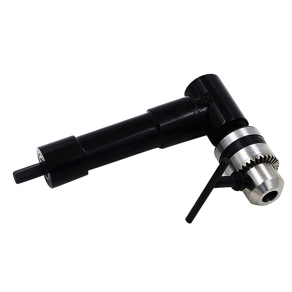 

accessories with keyed adapter three-jaw chuck electric hex shank right angle power tool cordless 90 degree drill attachment