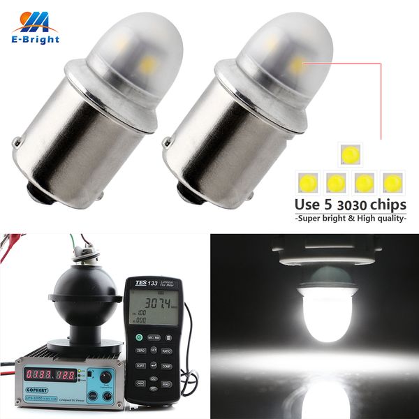 

ym e-bright 2 pcs s25 1156 ba15s p21w bau15s py21w 1157 bay15d p21/5w 3030 5 smd led white 12v dc turn signal light car styling