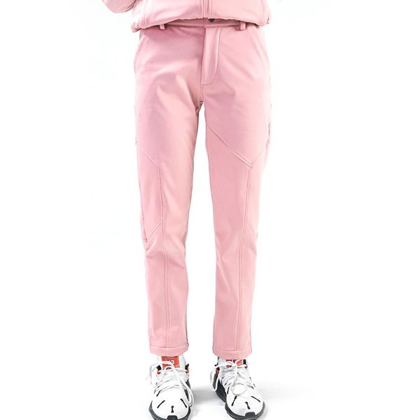 

outdoor soft shell assault pants women autumn and winter plus velvet thick ski pants warm windproof waterproof fleece