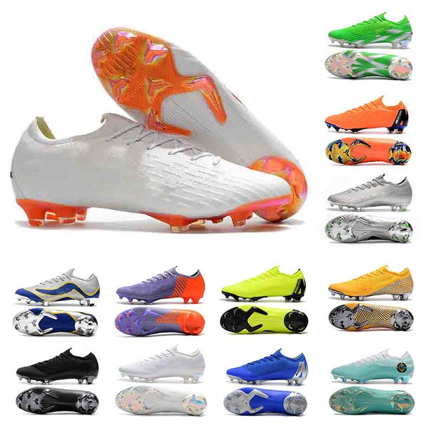 

2019 Mens Soccer Shoes CR7 Mercurial XII VII Elite FG Soccer Cleats Outdoor Football Boots Mercurial Superfly VI Designer Sneakers Eur 39-45