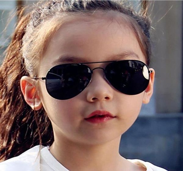 

длинный хранитель очки дети девочки мальчики дети овального солнцезащитные очки сплав frame прозрачных линзы uv400 очки очки открытый прекра, Blue