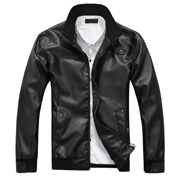 

men leather jacket winter waterproof faux fur coats men leather biker motorcycle jackets clothing slim faux black jacket zipper