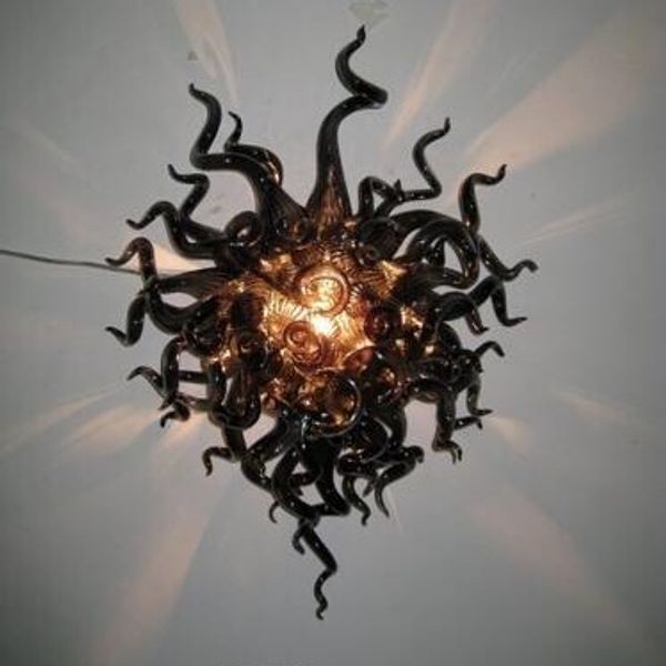 

led classic black lamp100% handmade murano lamp lightings for bedroom living room wall sconce lighting