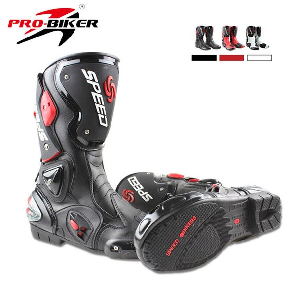 

riding tribe men's motorcycle racing boots mid-calf ankle protective gears moto motorbike riding shoes foot guards b1001