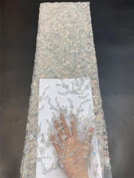 

new white african tulle lace fabric wholesale sequins french net lace fabric for nigeria wedding fzx41, Pink;blue