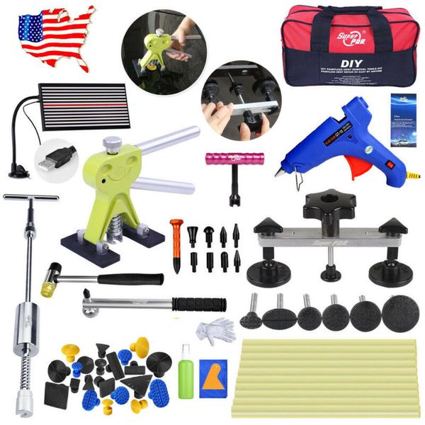 

73pcs/set pdr tools paintless hail repair dent puller lifter auto body dent removal kits