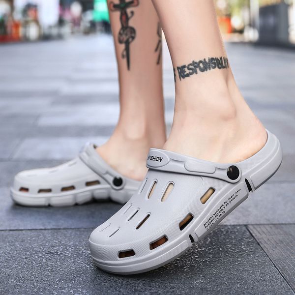 

heflashor men sandals summer beach shoes roma leisure breathable sandals male solid shoes flip flops zapatos hombre, Black