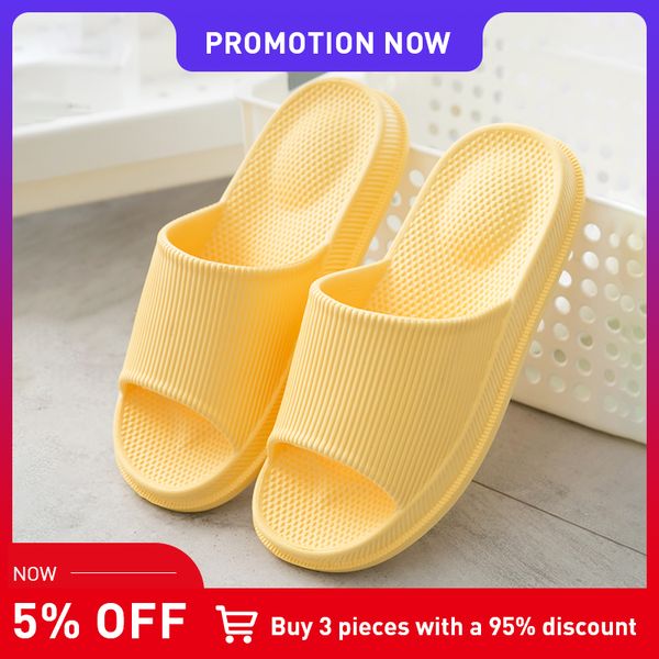 

tzldn 2019 summer massage slipper couples beach sandals flip flops men women indoor home slippers, Black
