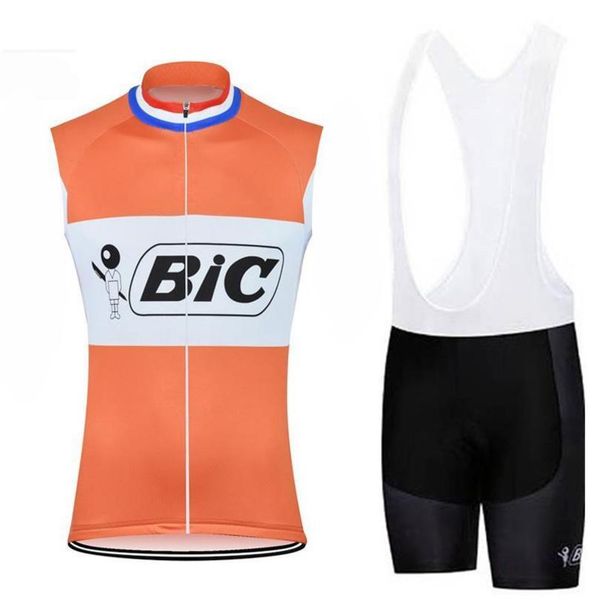 

bic sleeveless cycling jersey set summer mountain bicycle cycling clothing suit breathable maillot ropa ciclismo hombre, Black;blue