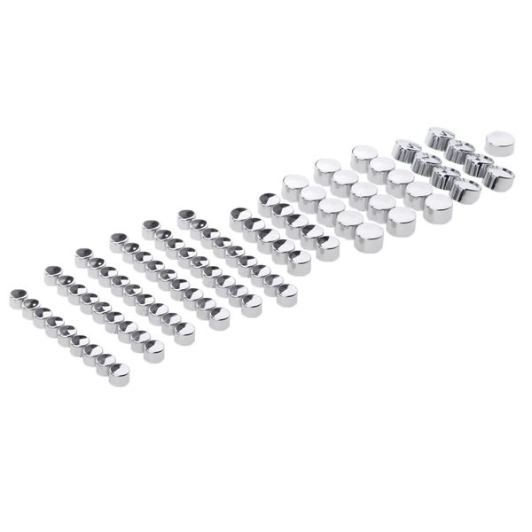 

chrome abs plastic bolt ers caps kit for harley twin cam road king/flh