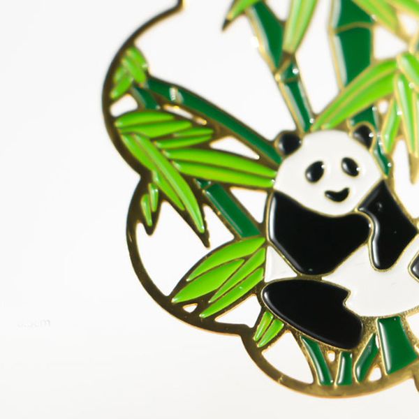 

metal bookmark fan shaped panda small portable chic bookmarks for gifts wif66