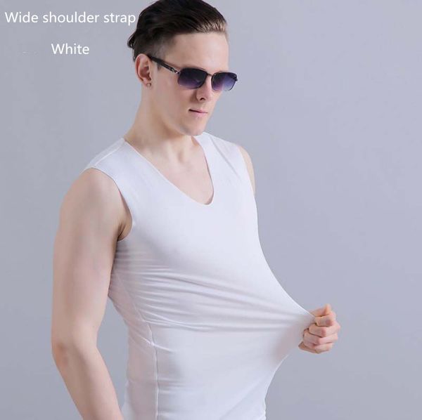 

2020 man outdoor sports fitness vest running casual wear gym fitness summer outdoor jogging comfortable breathable ing, White;red