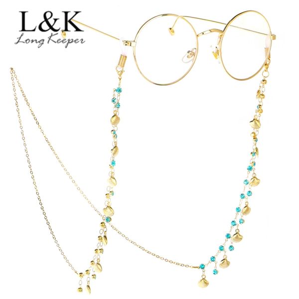 

new fashion women sunglasses chain vintage rhinestone eyeglasses chain metal reading glasses cords spectacles holders rope, Silver