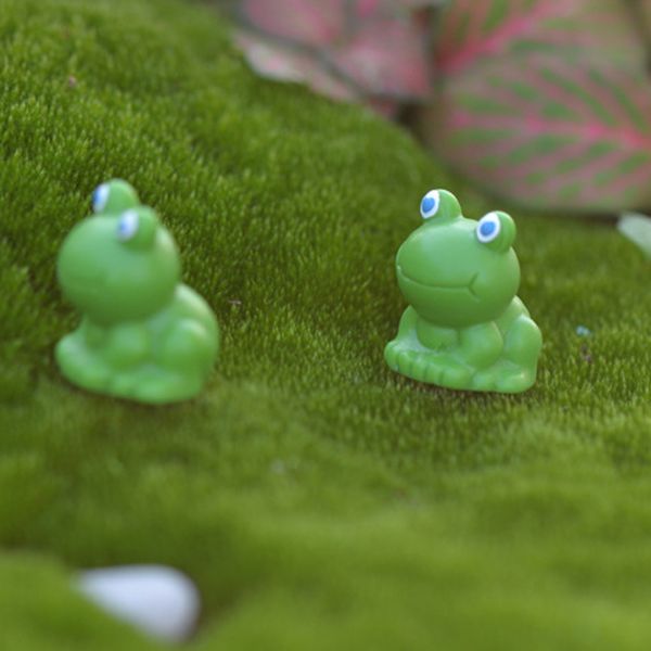 

миниатюрный fairy garden micro пейзаж мини кукольный бонсай декор frog упаковка из 10