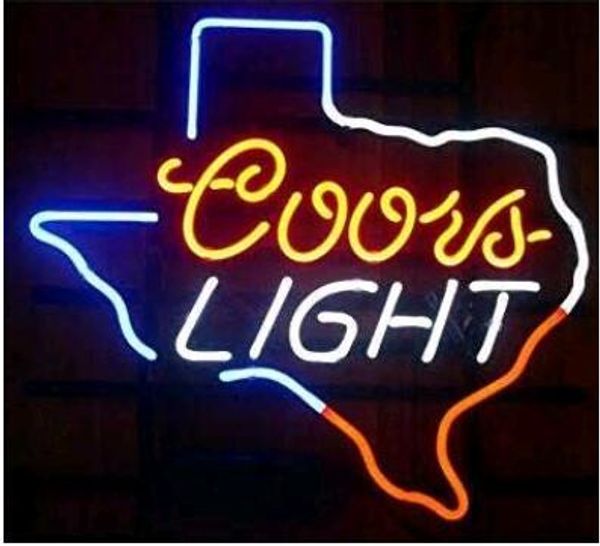 

custom coors свет неоновая вывеска реклама бар развлечения клуб украшения художественный дисплей настоящее стеклянная лампа металлический ка