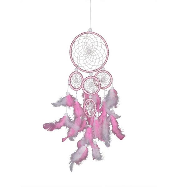 

dream catcher handmade knitted cotton dreamcatcher with feathers ms0017