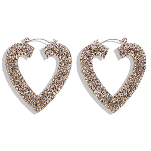 

wholesale-new trendy fashion luxury designer sparkle colorful diamond rhinestone cute lovely heart stud earrings for woman, Golden;silver