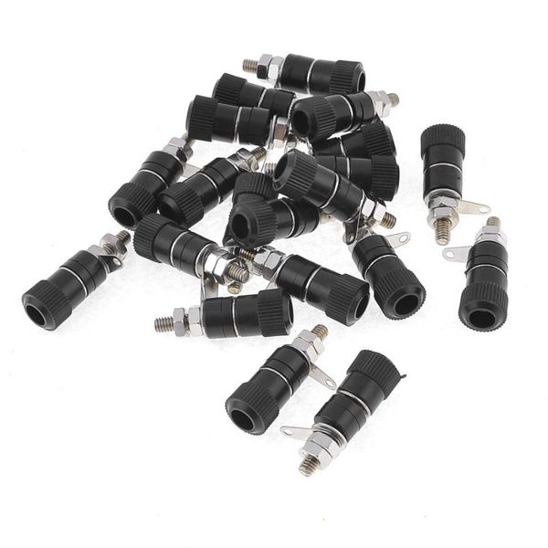 Freeshipping 200pcs Binding Post Speaker Terminal 4mm Connettore jack per spina a banana