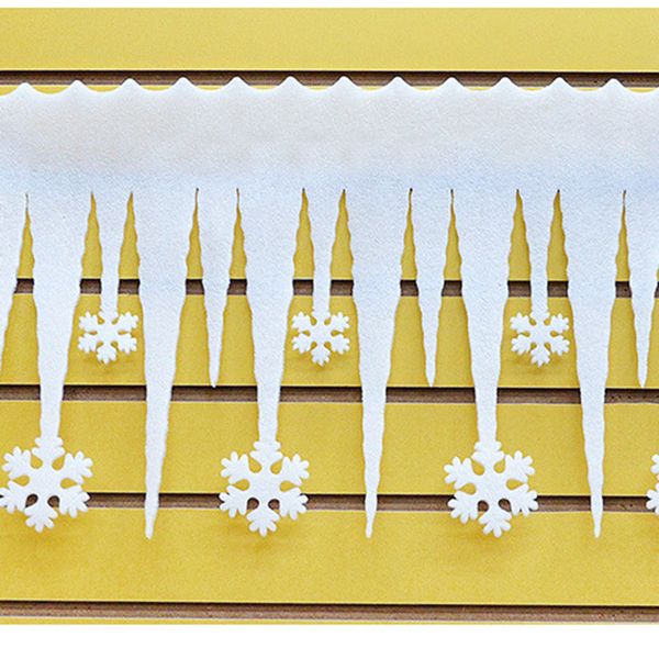 

1 pack 2 pieces 66x36cm foam snowflakes christmas decoration winter decorations