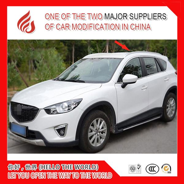 

aluminium alloy screw install side rail bar roof rack for cx-5 cx5 2013 2014 2015 2016