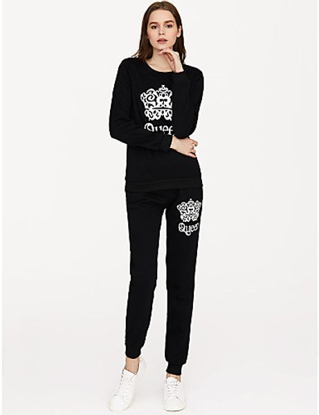 

женка ежедневно оловка set - дѬђгое pant / вена / sporty помоѬие еи  длиннми Ѭ White