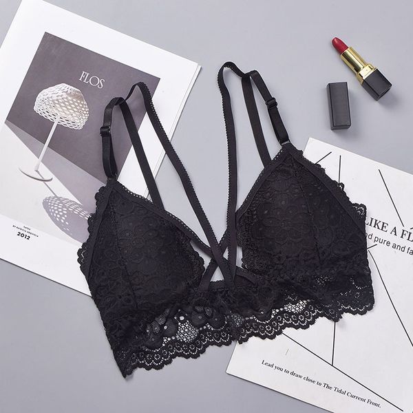 

женский кружевной бюстгальтер sexy bralette женское белье женщины бесшовные мягкий цветочный бюстгальтер сексуальное нижнее белье, Red;black