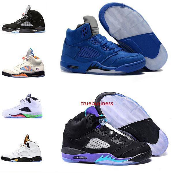 

wholesale basketball shoes 5 v olympic metallic gold white cement man shoes og black metallic red blue men sport shoe sneakers size 41-47