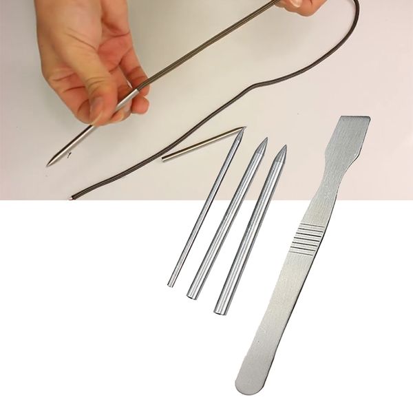 

tools weaving needle outdoor handmade diy paracord fids accessories lacing stitching bracelet camping stainless steel hiking