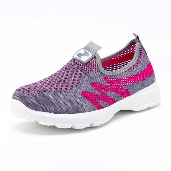 

2020 summer flying woven shoes women's breathable mesh one pedal shoes, Black