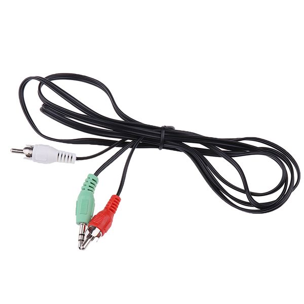

phenovo 3.5mm male stereo to 2 rca male audio adapter cable 1.3m