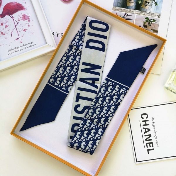 

Whole ale ilk tie fa hion men and women ilk hair band brand carf packaging decoration mall ribbon printed ilk carf, Black;white