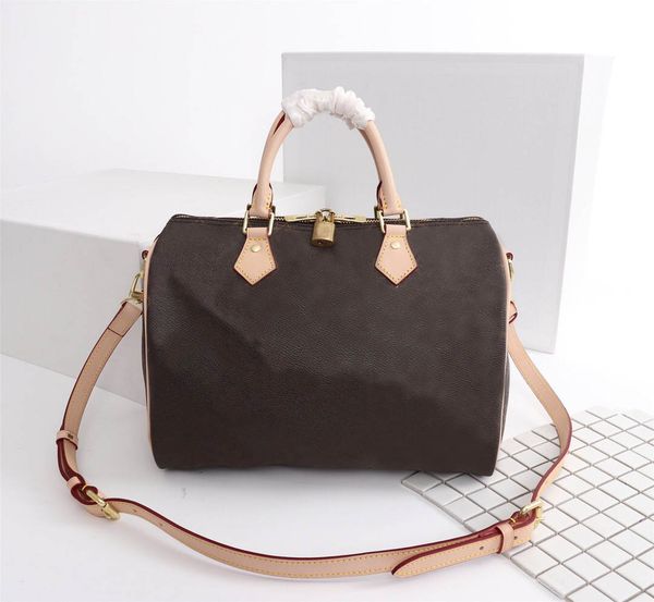 

handbags fashion women bag leather handbags shoulder bag speedy bandoulière 30cm crossbody bags for women handbag purse