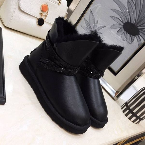 

2020 fashion wgg women's classic tall boots womens boots boot snow boots winter boot leather boot, Black