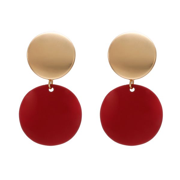 

jiofree мода non проколол клип на серьги геометрической металл круглой заявления клипсы для женщин bijoux brincos партии подарка, Silver