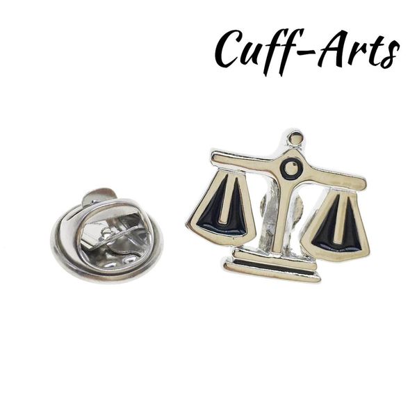 

lapel pin badges scales of justice lapel pin badge fashion brooches novelty jewelry by cuffarts p10418, Gray