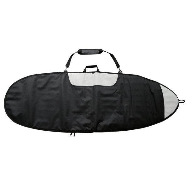 

surfboard bag / cover storage with zipper & shoulder strap for 6 ft sup surf board shortboard longboard, Black