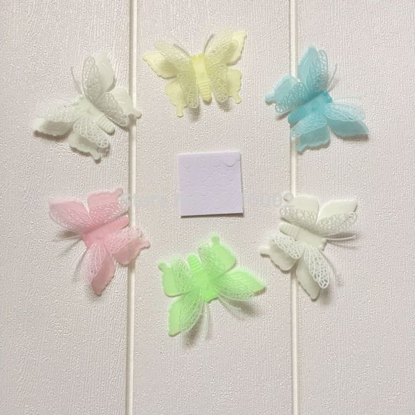 Luminous Double Layer Butterfly Sticker Wall Sticker Decoration