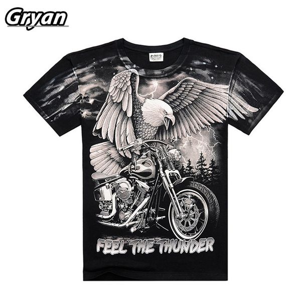 

motorcycle biker t shirt retro riding touring cruiser chopper riders rock stars punk 3d short shirts