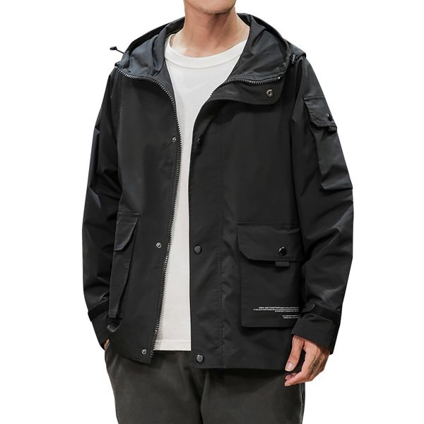 

plus size jacket men autumn winter 2019 casual fashion designer clothes hip hop jacket men coat clothing jaqueta masculino, Black;brown