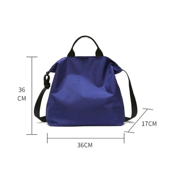 

multifunctionele nieuwe vrouwen handtas schoudertas meisje capaciteit messenger bags nylon materiaal reistas dames boodschappent