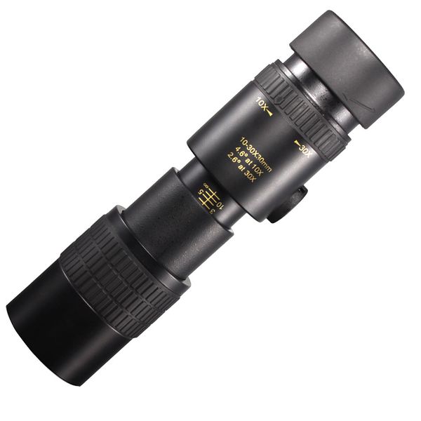 

binoculars maifeng 10-30x30 10x-30x magnification bak4 prism monocular zoom hd telescope universal smartphone p clip holder