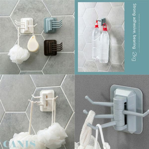 

bear 2kg strong holder kitchen bathroom rotating wall sucker vacuum suction decorative key 4 hooks towel hanger holder