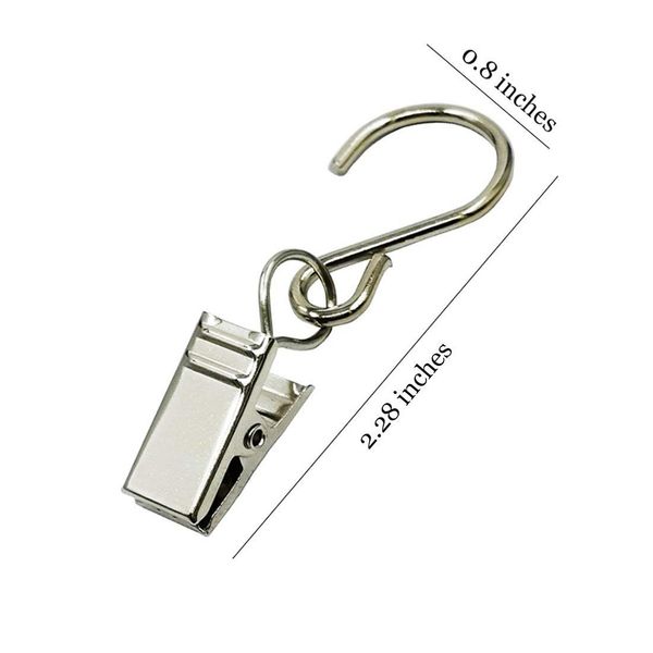 

30pcs/pack for curtain metal clamp decoration home hanger camping tents accessories courtyards clips hook party light outdoor