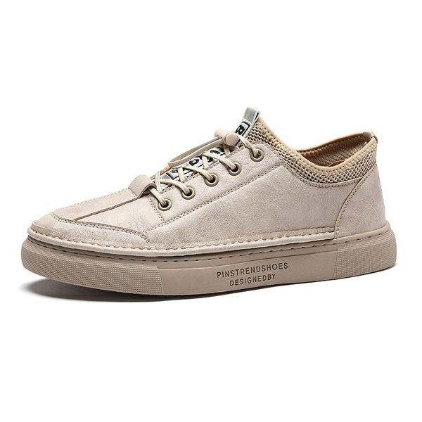 

men's shoes summer 2019 new fashion men's white shoes tide summer sneakers non-slip comfort n2-01, Black