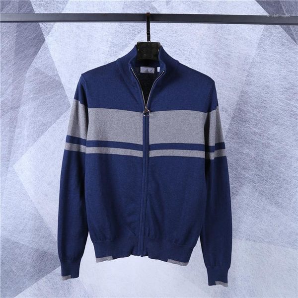 

cardigan sweaters fashion zipper fly casual males clothing mens designer sweaters fashion warm stripe panelled mens zipper, White;black