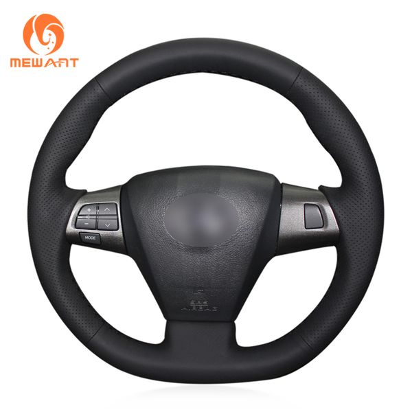 

mewant black artificial leather car steering wheel cover for corolla 2011 2012 2013 rav4 2011 2012
